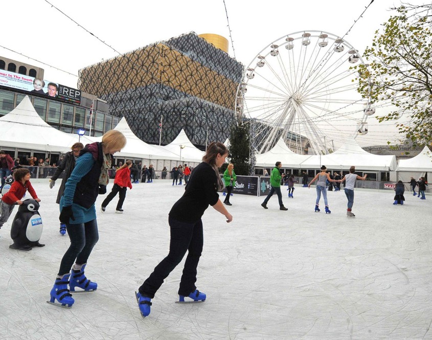 Ice Skate Birmingham Open 16/11/2017 to 07/01/2018 10am to 10pm 7
