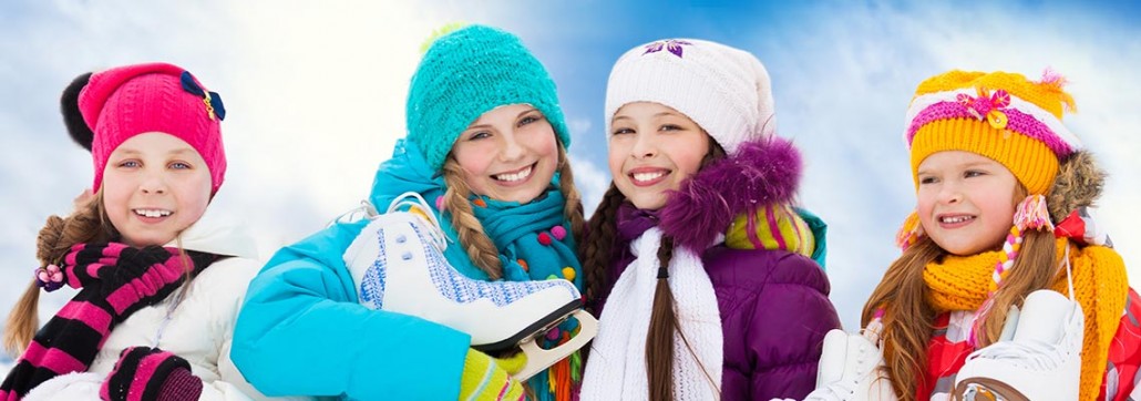 ice skater banner